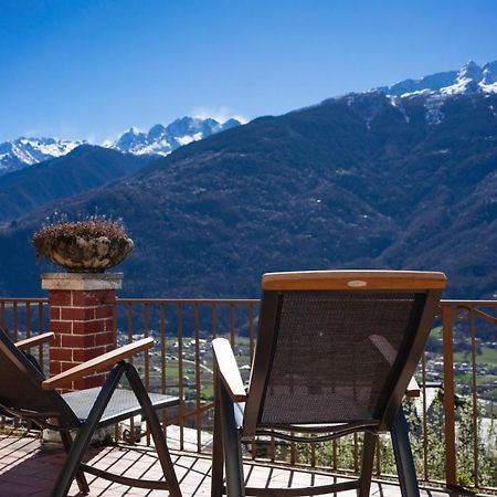 Panoramic Apartment Italian Alps Valtellina Near Sondrio, Tirano Poggiridenti Kültér fotó